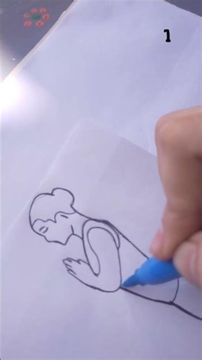 Surya namaskar flipbook animation part 1 ✨💕💙#shorts #shortvideo #shortsfeed