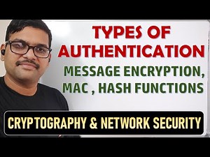 13-Message Authentication in Cryptography 🔐 | MAC vs Hash Functions vs Encryption