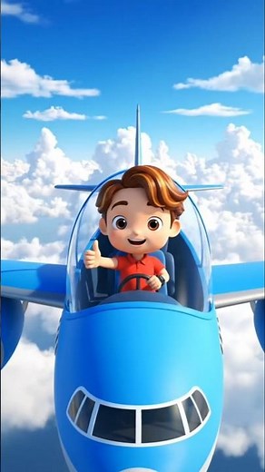 My First Airplane Ride Ever! ✈️ Cute 3D Story for Kids