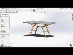 How to Create your own Fantastic Dining Table.| 3D Model on Solidworks | DESIGN BY - GYANJEET RAJ |