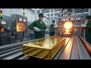 How Gold Is Made Into 1kg Bars | Full Factory Process