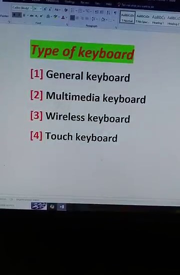 how many types of keyboard #ms