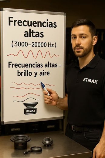 💡 Los HERTZ no son números… ¡son la clave de la fidelidad sonora! . . . En este video descubrirás qué son los hertz (Hz) y cómo afectan directamente el sonido real de tu sistema de audio en el automóvil. Aprenderás la diferencia entre frecuencias bajas, medias y altas, y cómo cada una influye en la potencia, claridad y equilibrio de tu instalación. El técnico BTMAX te mostrará de forma visual y profesional cómo identificar los rangos de frecuencia que definen el comportamiento de tus subwoofers