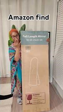 full body mirror unboxing #amazon #asmr #haul
