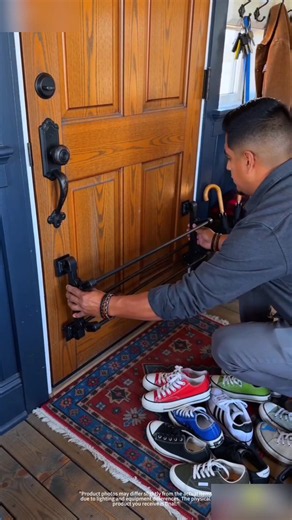 Foldable wall‑mount shoe rack, no drill installation saves floor space. Fold flat when not in use, keep your entryway neat and tidy. Perfect for small apartments.#tiktok #tiktokshop #lifehacks #spacesaver #householdessentials