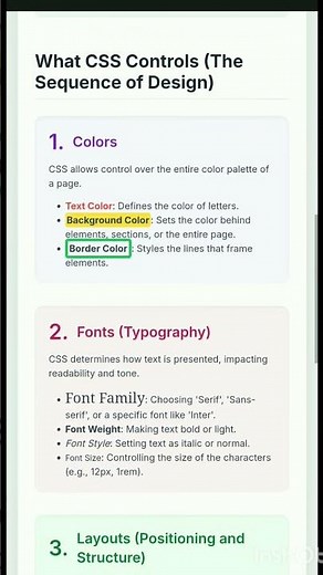 CSS Explained in Detail | Colors, Fonts, Layouts, Animations & More