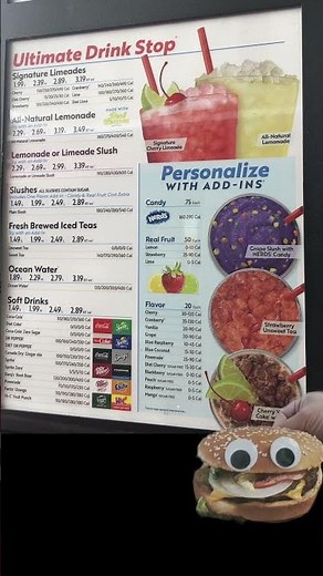 sonic drinks menu