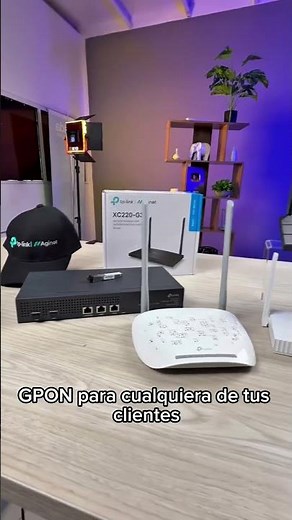 Tecnología GPON que agrega valor👌conoce las soluciones integrales con TP link #gpon #TPLink