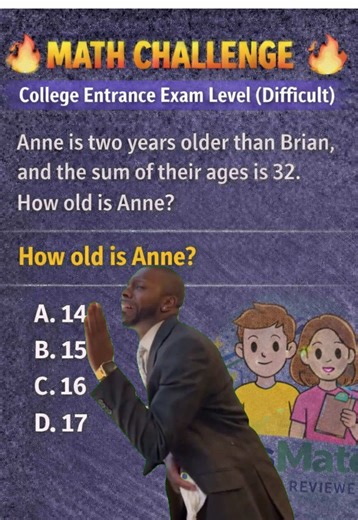 Solve This Age Problem Challenge!