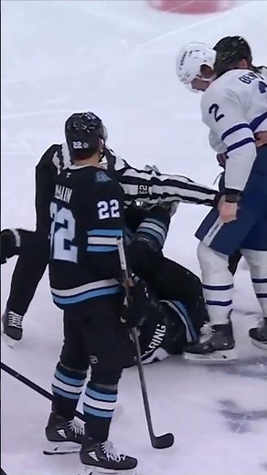 BENOIT SUPERMAN PUNCH #nhl