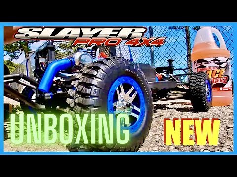 New Traxxas Slayer Pro 4x4 In Depth Review - UNBOXING - First Start (Great First Nitro To GET)
