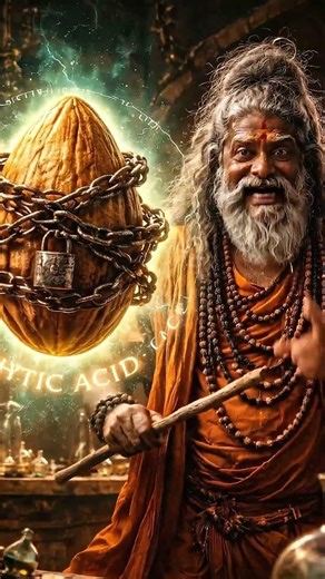 Dry vs Soaked Badam The Shocking Truth! 🤯 (Phytic Acid) #shorts #foodscience #badam