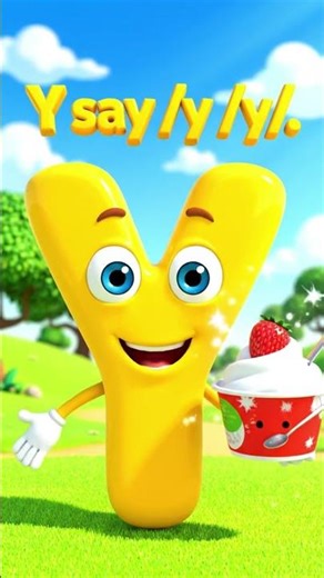 Learn Letter Y | Phonics & ABC Song for Kids 🍦 #cartoon