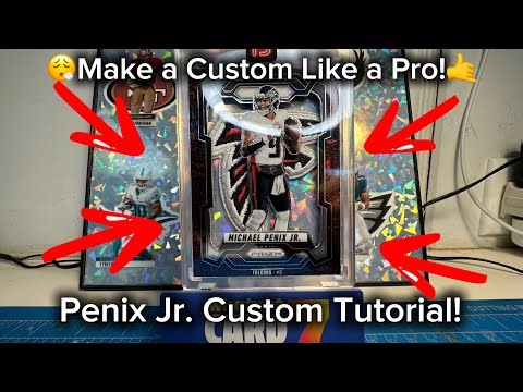 How to Create a Custom Sportscard Like a Pro!🤙😮‍💨