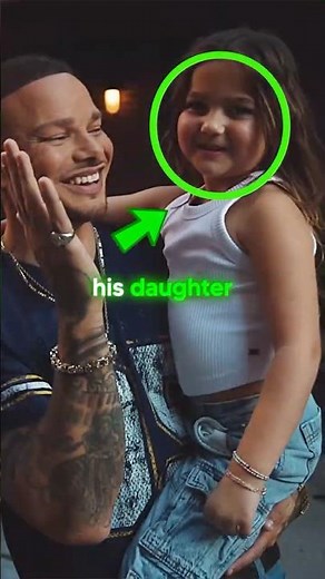 Kane Brown brings his DAUGHTER into music video 😲🥰 #shorts