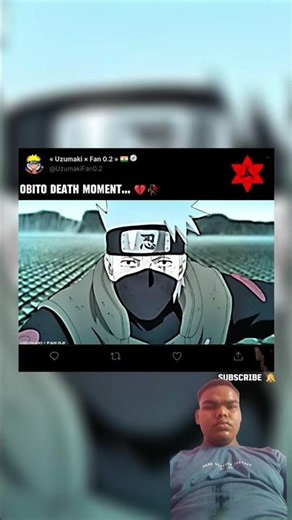 Title: Obito Uchiha's Heroic Sacrifice | Final Moments ☠️🔥