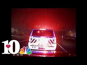 Dashcam video gives officers' view of Sevier County fires