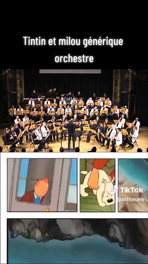 tintin et milou générique orchestre #tintinetmilou #tintin #milou #orchestra #fy #fyp #fypシ #シ゚viral @Anime Thunder @Anime Thunder