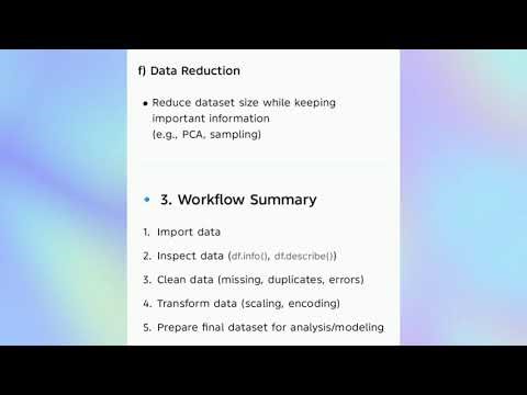 IT25201 UNIT 3 Data cleaning and preprocessing