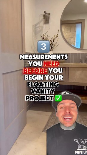 The RIGHT Way To Install A Floating Vanity ✅ • • • • • I see so many floating vanities coming into the mix of bathroom renovations and let me just say , I LOVE IT. They are by far one of the best additions you can make to your bathroom area to not only provide a unique touch to the space but also create a much more visually open and larger bathroom area as well. Let’s incorporate more floating vanities into those beautiful bathrooms of your homes but most importantly do it the RIGHT WAY ✅ • • • 