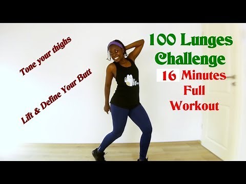 100 Lunges Challenge for 30 Days: Tone Your Thighs, Lift and Define Your Butt