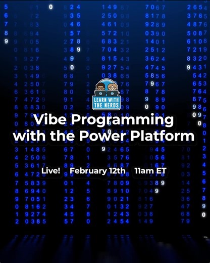 Pragmatic Works on Instagram: "Join us for our next free event: Vibe Programming with Power Platform. You’ll learn how to turn intent into Pages, Agents, and Flows using Copilot. We’ll cover Generative Pages, Plans, AI-assisted Power Automate, App Builder agents, and Code Apps. #PragmaticWorks #MicrosoftPartner #PowerPlatform Sign up with the link in our bio."