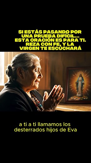 23K views · 874 reactions | Cuando el alma se siente cansada, cuando ya no hay palabras… Rezar el Salve es abrazar a nuestra Madre del cielo. Ponle pausa al mundo por un momento, respira profundo y deja que esta oración te envuelva. ✨ Reza con nosotros: "Dios te salve, Reina y Madre de misericordia..." Hazlo con fe. Ella nunca te abandona. #OraciónDelDía #VirgenMaría #SalveReina #FeQueSana #RezaConNosotros | El santo Rosario Con Fe | Facebook