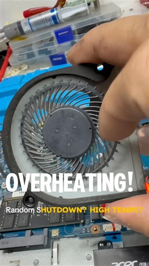  Acer Laptop Saved from Overheating!  Random Shutdown? High Temps?...