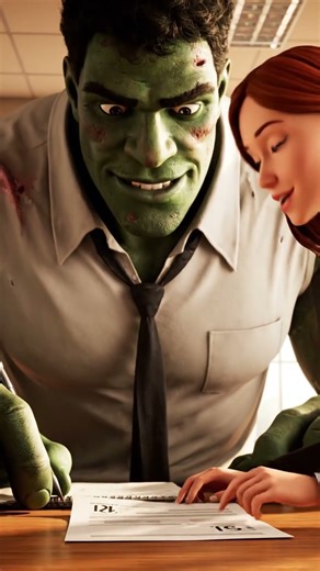 Bullied Hulk Goes to School… The Last 10 Seconds Hit Hard #hulk #sadstory #marvel