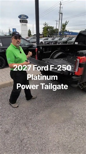 2027 Ford F-250 Platinum with power tailgate #shorts