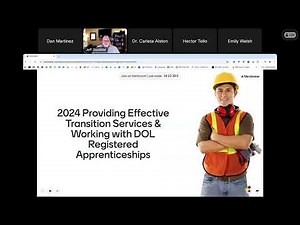 2024 Effective Transition Services and Working with DOL Registered Apprenticeship Programs - 8/22/24