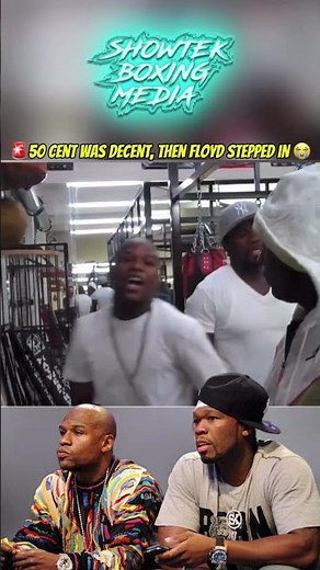50 Cent Was Feeling Himself Until Floyd Mayweather Grabbed the Speed Bag 😂