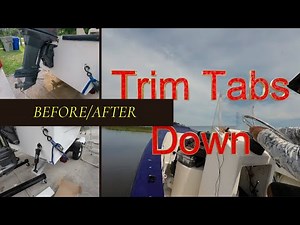 Solving stability & porpoising with Bennett's Self-Leveling Trim Tabs on a Tiny Boat! They work!