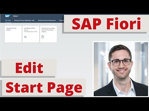 SAP Fiori Getting Started Guide - Personalizing the SAP Fiori Launchpad Start Page
