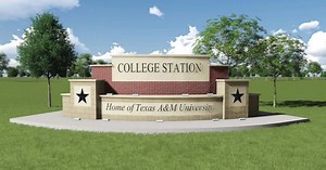 City of College Station reminding local businesses of business sign ordinance, educating before citing