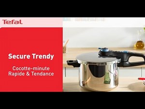 Tefal - Autocuiseur secure Trendy : préparez vos repas 2 fois plus vite !