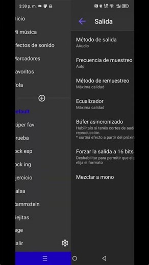 Settings Lightning: AIMP Android for Hi-Fi Audio.#android #app #music #hifi #audio