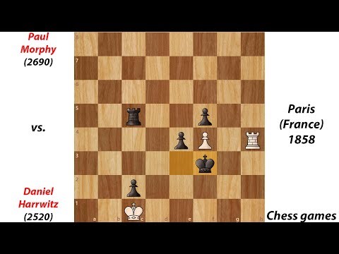 Paul Morphy vs. Daniel Harrwitz | Paris (France) 1858 | Chess games