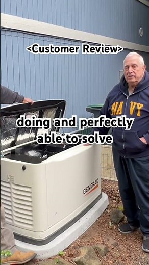 Customer Review-Navy Veteran- Generac Generator Install #emergencypower #customersatisfaction
