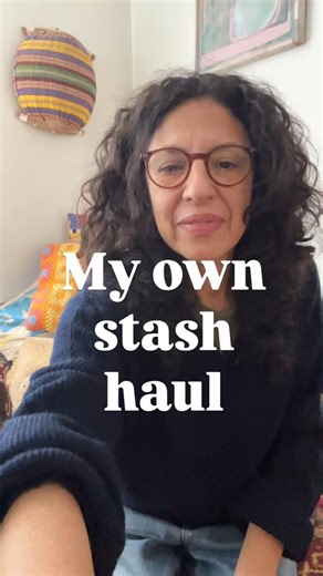 97 reactions · 6 comments | Embroidery templates, fabric scraps, art books.. what else did I find in my own stash? Here’s my little haul! | Vania Santos | Facebook