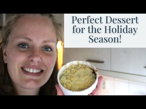 How to Make a Stewed Pear Crumble | Simple Dessert Recipe