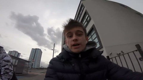 GoPro POV doing wheelies through London streets