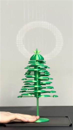 A stress-relief Christmas tree toy. #3dprint #3dprinting#chrismas