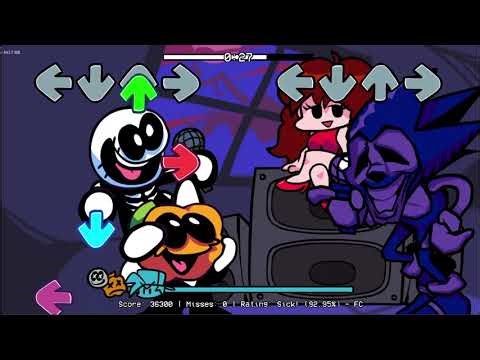 Majin Sonic Over BF – FNF Mod