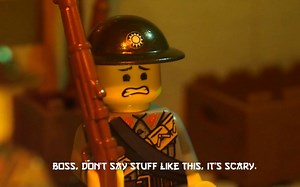 【定格动画】「乐高二战」用乐高虚构一段充满“奇侠快意”的抗战故事