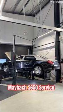 Mercedes-Maybach S 650 gets a transmission flush 💎⚙️ #Maybach #S650 #V12 #Shorts #sternprofis #viral