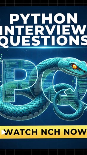 python interview questions (part 1)🚀🤯