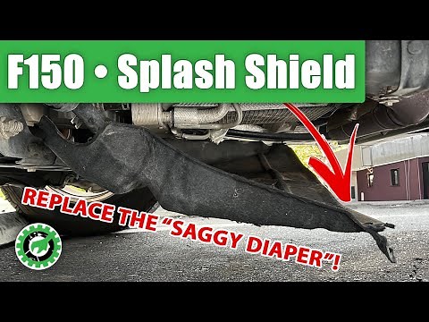 F150 Replacement Splash Guard | Splash Shield | Skid Plate • The Saggy Diaper!
