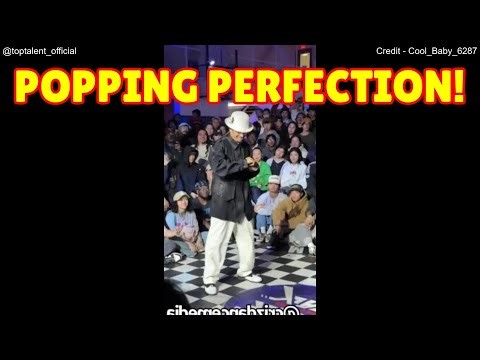 Unbelievable Popping Dance Moves & Musical Mastery! #talent
