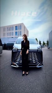 Toyota Hiace 7-seater high-end business modification with red interior